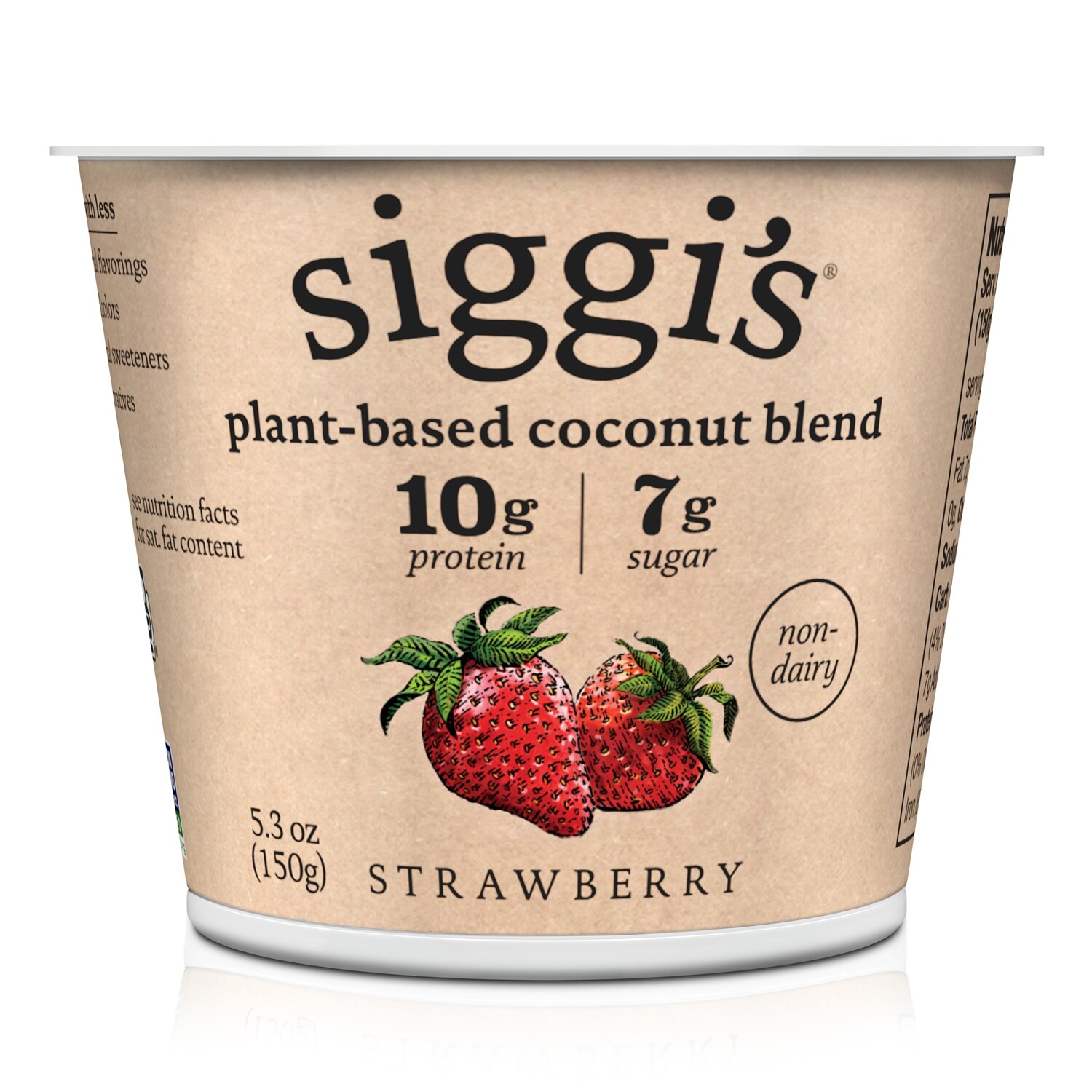 Siggi's Plant-Based Coconut Blend Yogurt, Strawberry