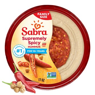 Sabra Hummus, Supremely Spicy, Family Size