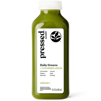 Pressed Juicery Cold-Pressed Juice, Greens 1, Plastic Bottle