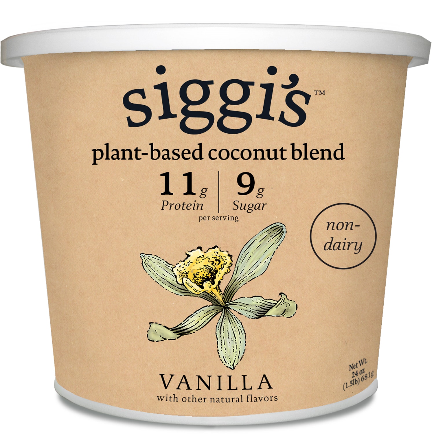 Siggi's Plant-Based Coconut Blend Yogurt, Vanilla