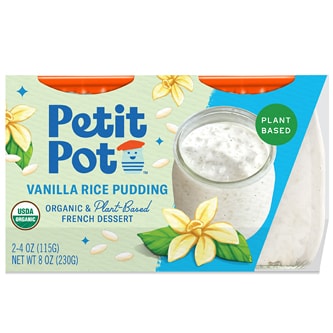Petit Pot Organic Plant-Based Vanilla Rice Pudding