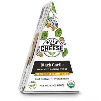 Nuts for Cheese Organic & Dairy-Free Fermented Cashew Product, Black Garlic