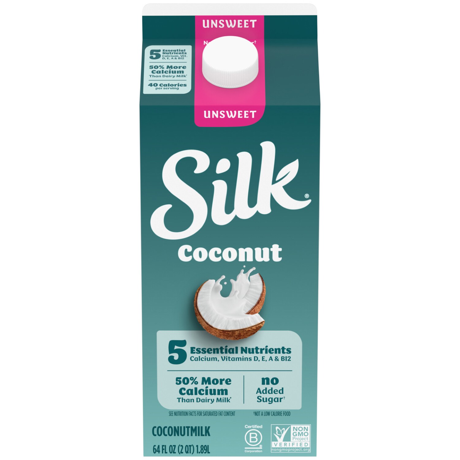 Silk Coconutmilk, Unsweetened, Carton