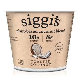 Siggi's Plant-Based Coconut Blend Yogurt, Toasted Coconut