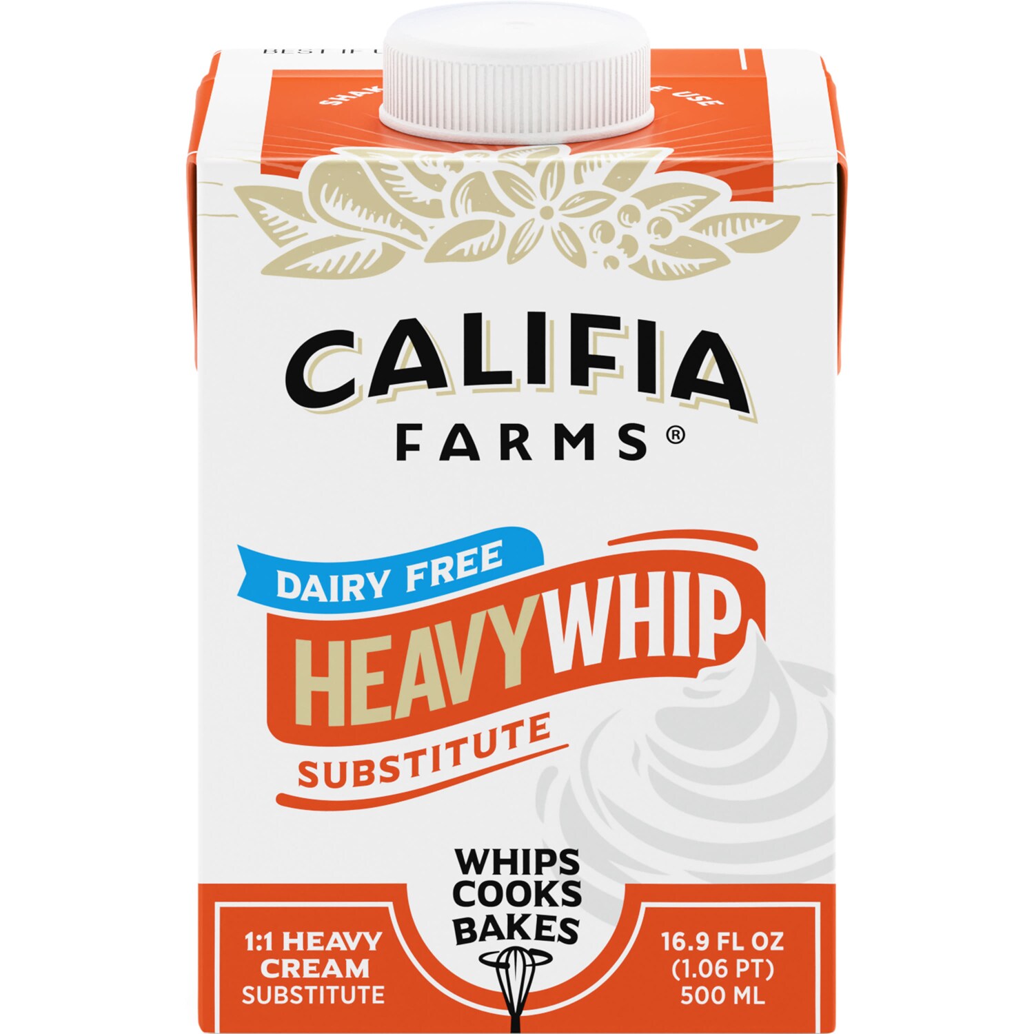 Califia Farms Dairy Free Heavy Whip Substitute