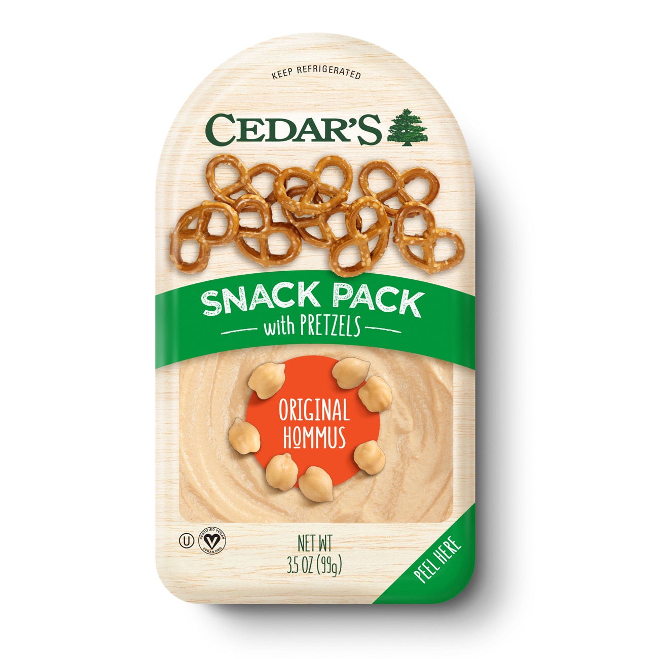 Cedar's Snack Pack with Pretzels, Original