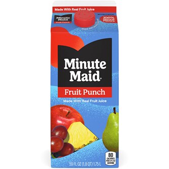 Minute Maid Fruit Punch, Carton