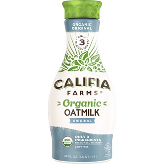 Califia Farms Organic Oatmilk, Original, Plastic Bottle