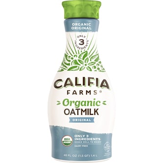 Califia Farms Organic Oatmilk, Original, Plastic Bottle