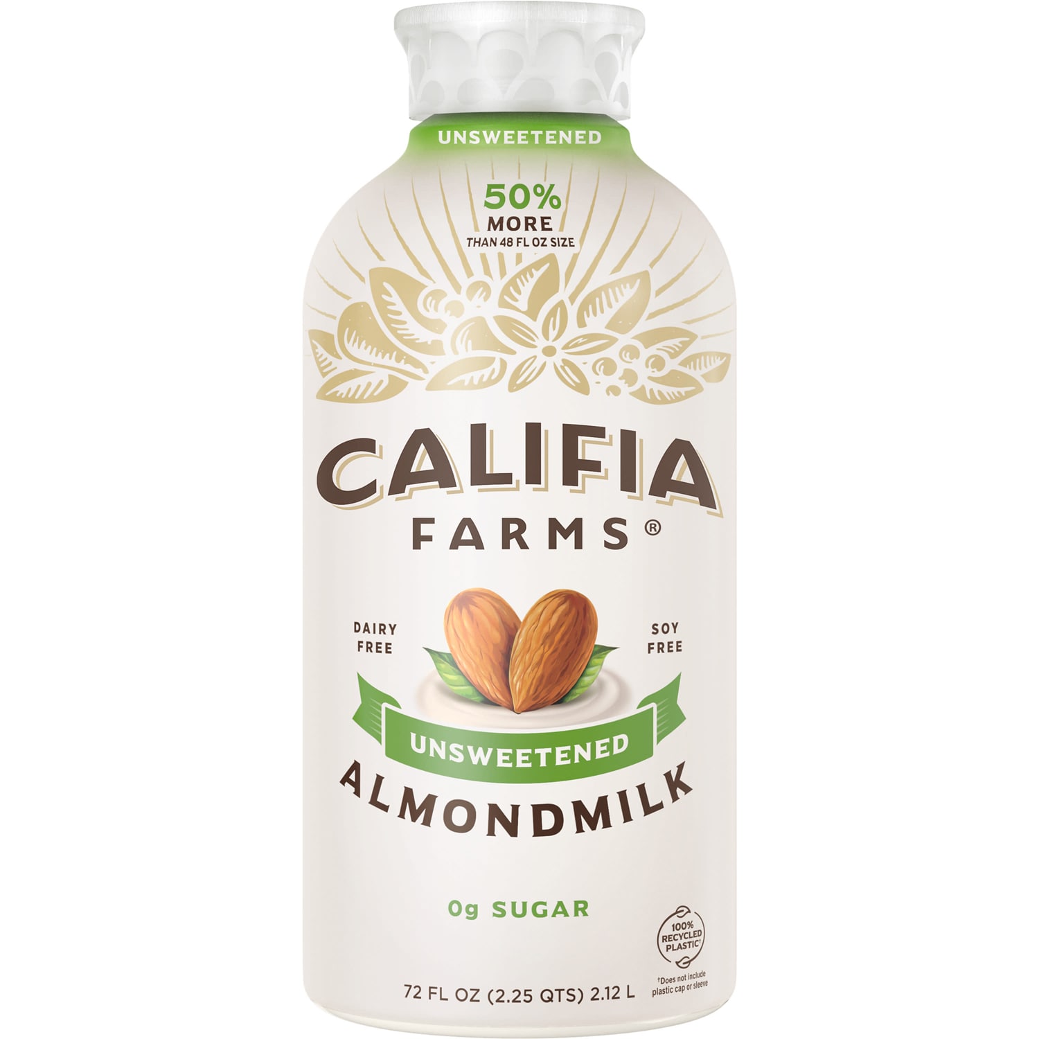 Califia Farms Almondmilk, Unsweetened, Plastic Bottle