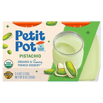 Petit Pot Organic French Pudding, Pistachio