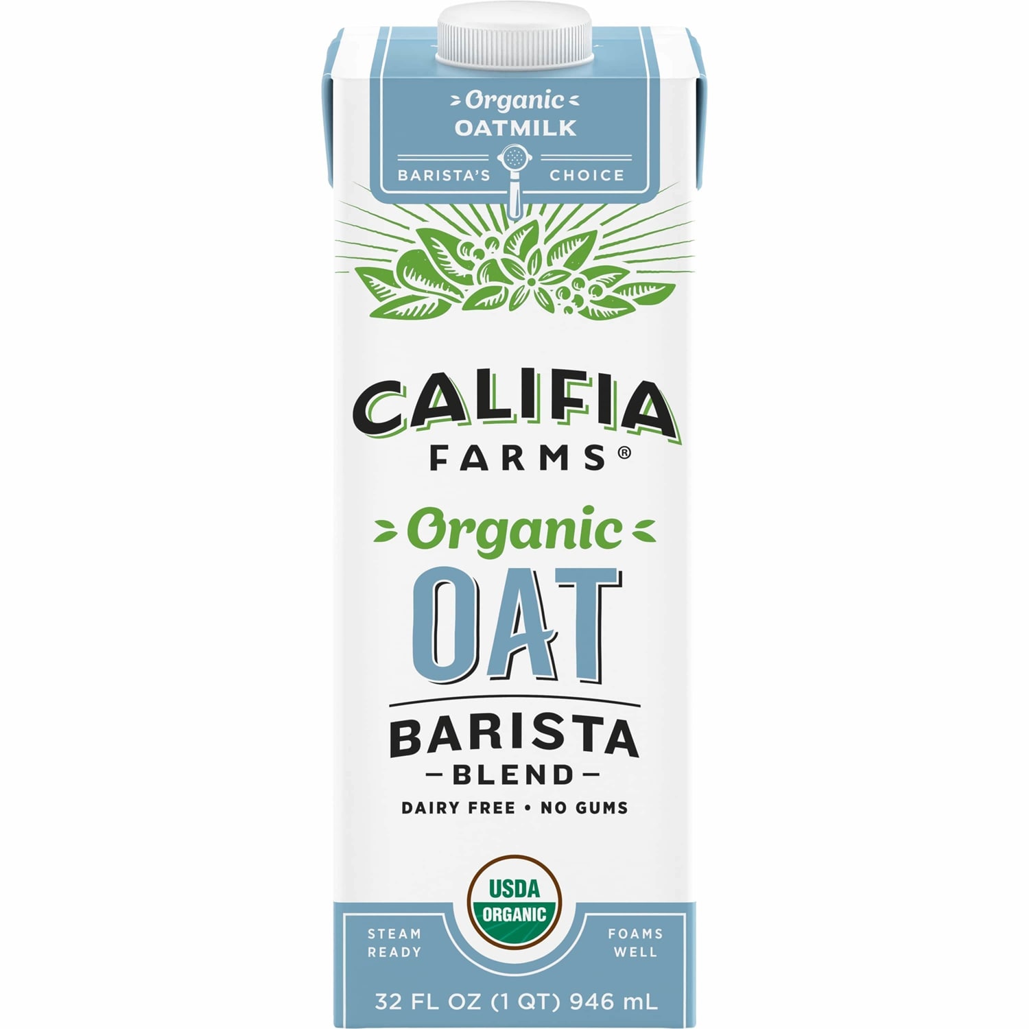 Califia Farms Organic Oat Barista Blend, Carton