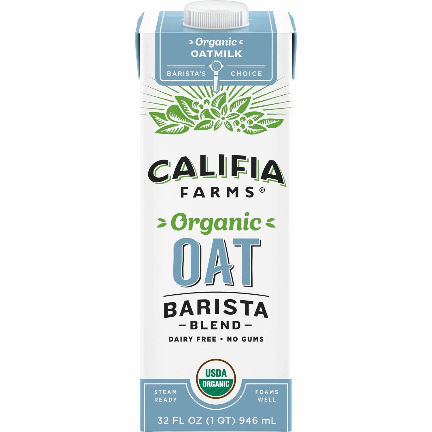 Califia Farms Organic Oat Barista Blend, Carton
