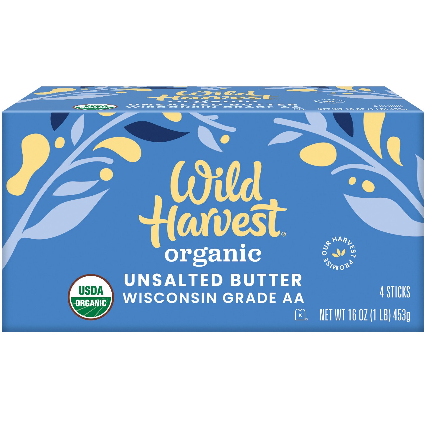 Wild Harvest Organic Butter, Unsalted