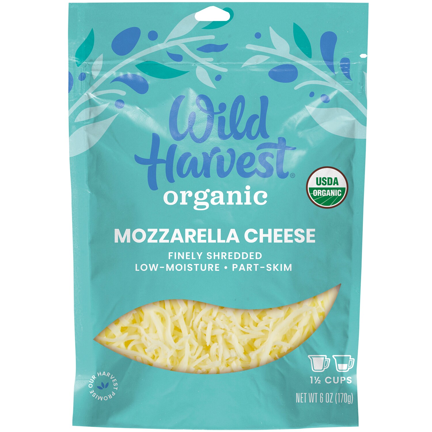 Wild Harvest Organic Fancy Mozzarella Shred