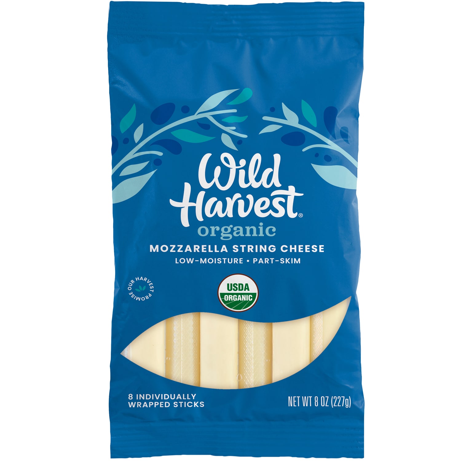 Wild Harvest Organic Mozzarella String Cheese