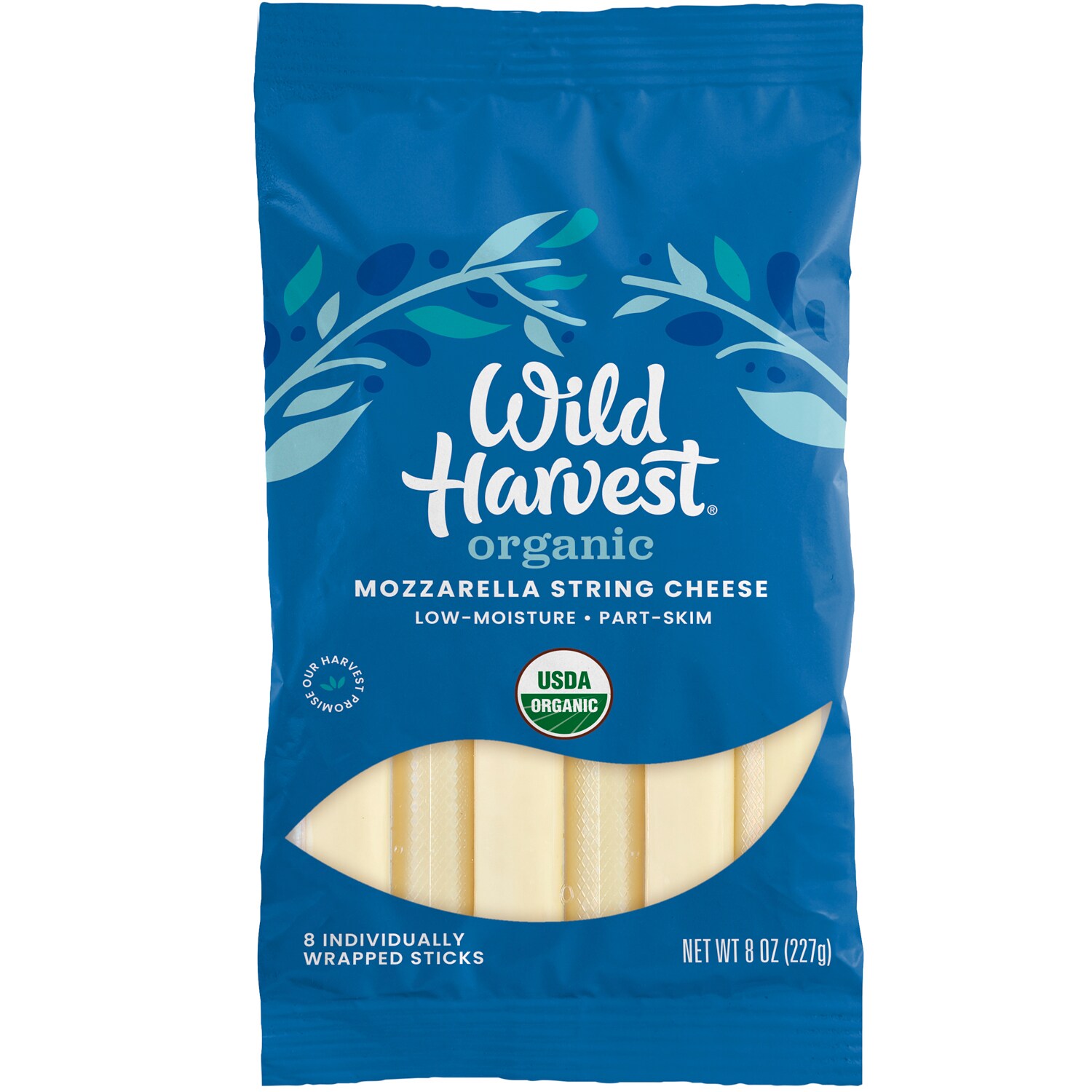 Wild Harvest Organic Mozzarella String Cheese