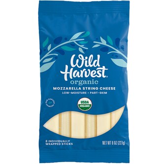 Wild Harvest Organic Mozzarella String Cheese