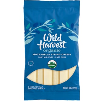 Wild Harvest Organic Mozzarella String Cheese