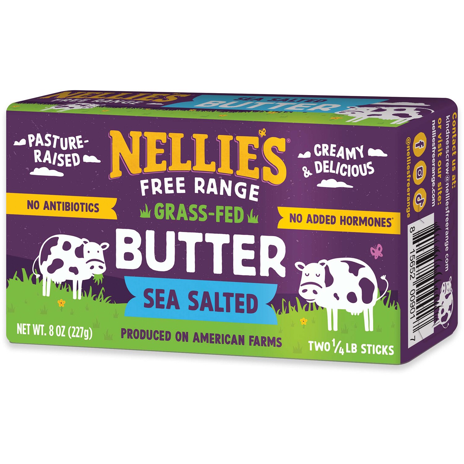 Nellie's Grass-Fed Salted Butter