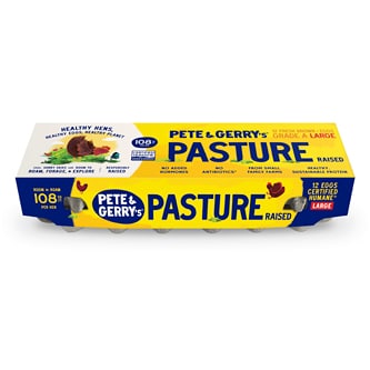 Pete & Gerry's Pasture Raised Large Eggs, Dozen