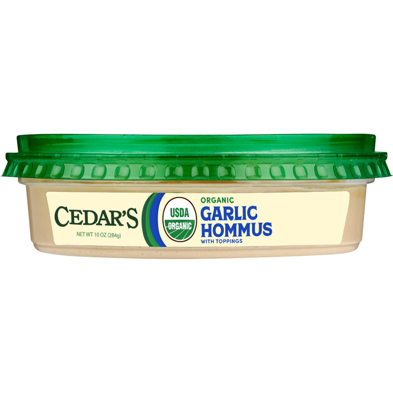 Cedar's Organic Hommus, Garlic
