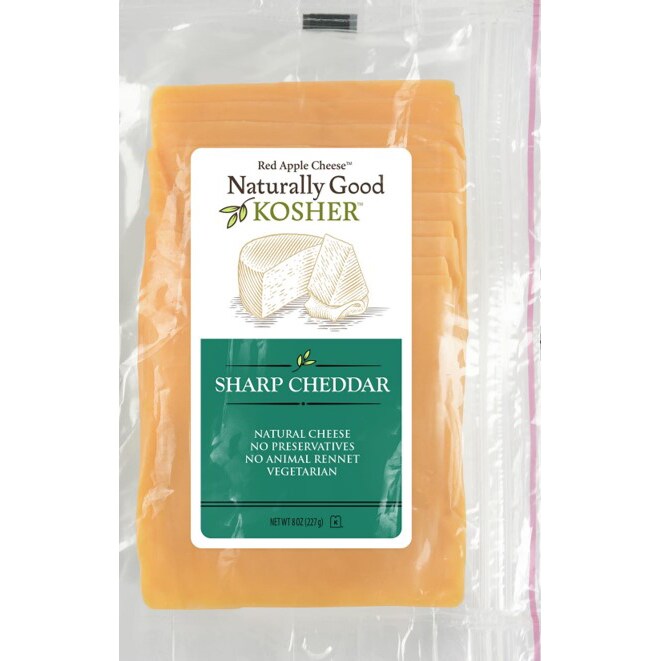 Naturally Good Kosher Sliced Sharp Cheddar