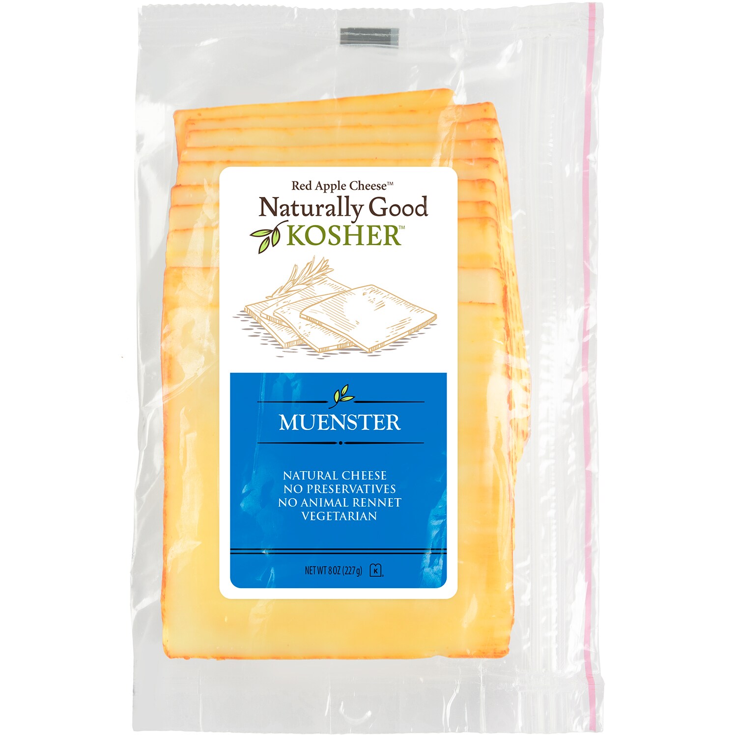Naturally Good Kosher Sliced Muenster