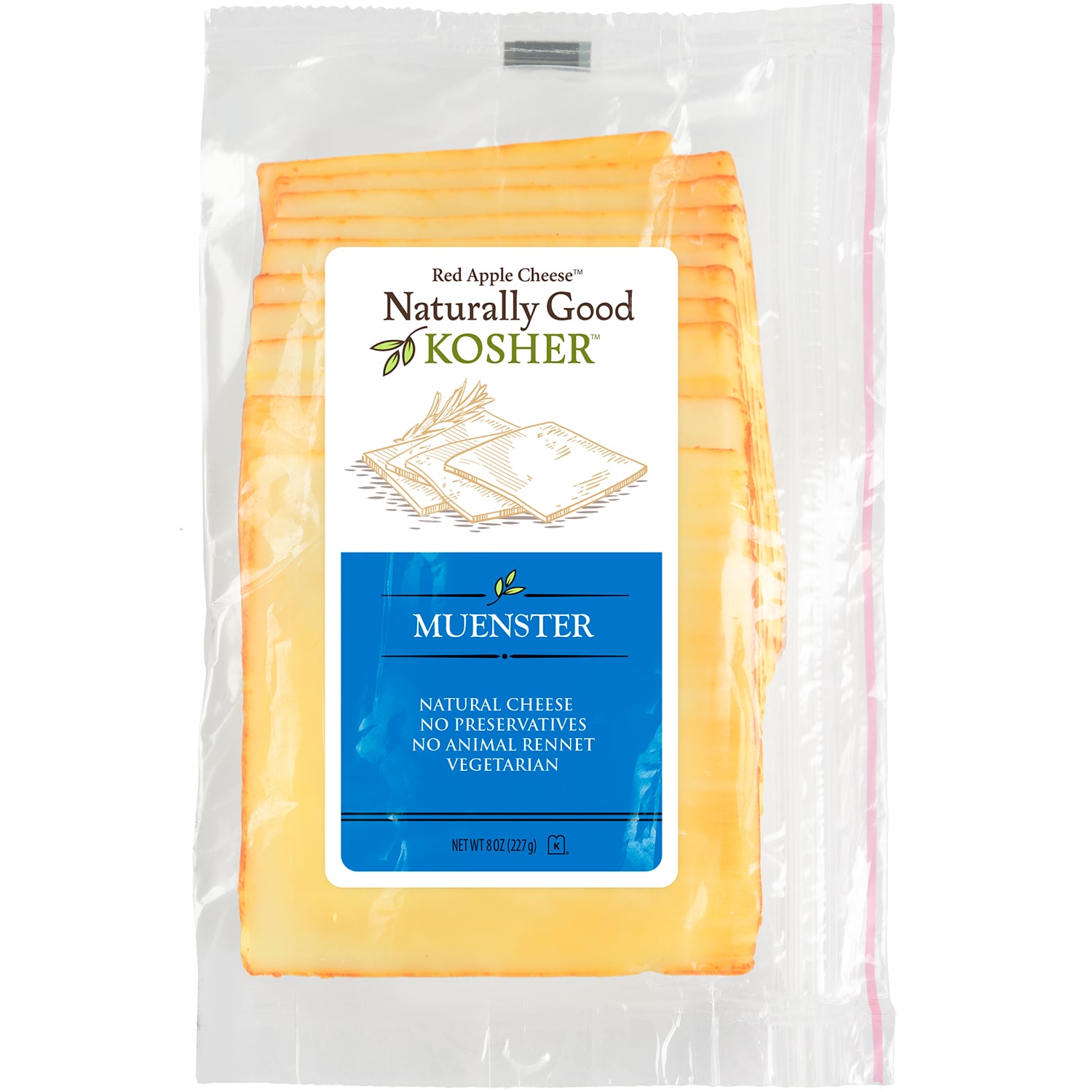 Naturally Good Kosher Sliced Muenster