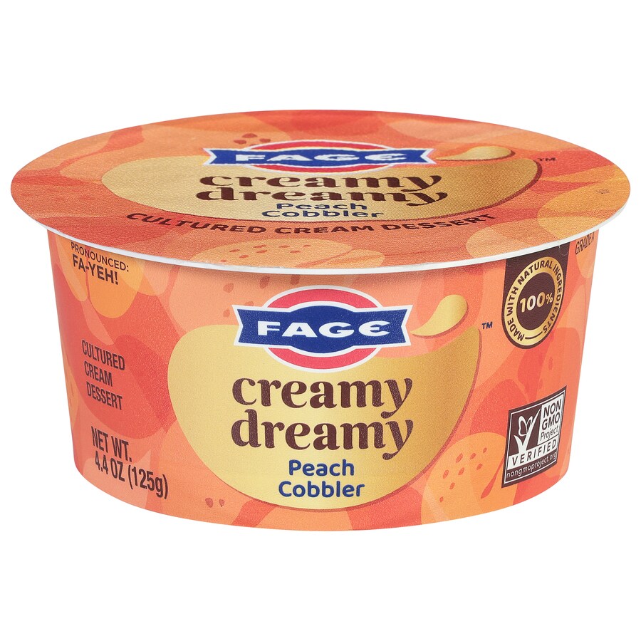 Fage Creamy Dreamy, Peach Cobbler