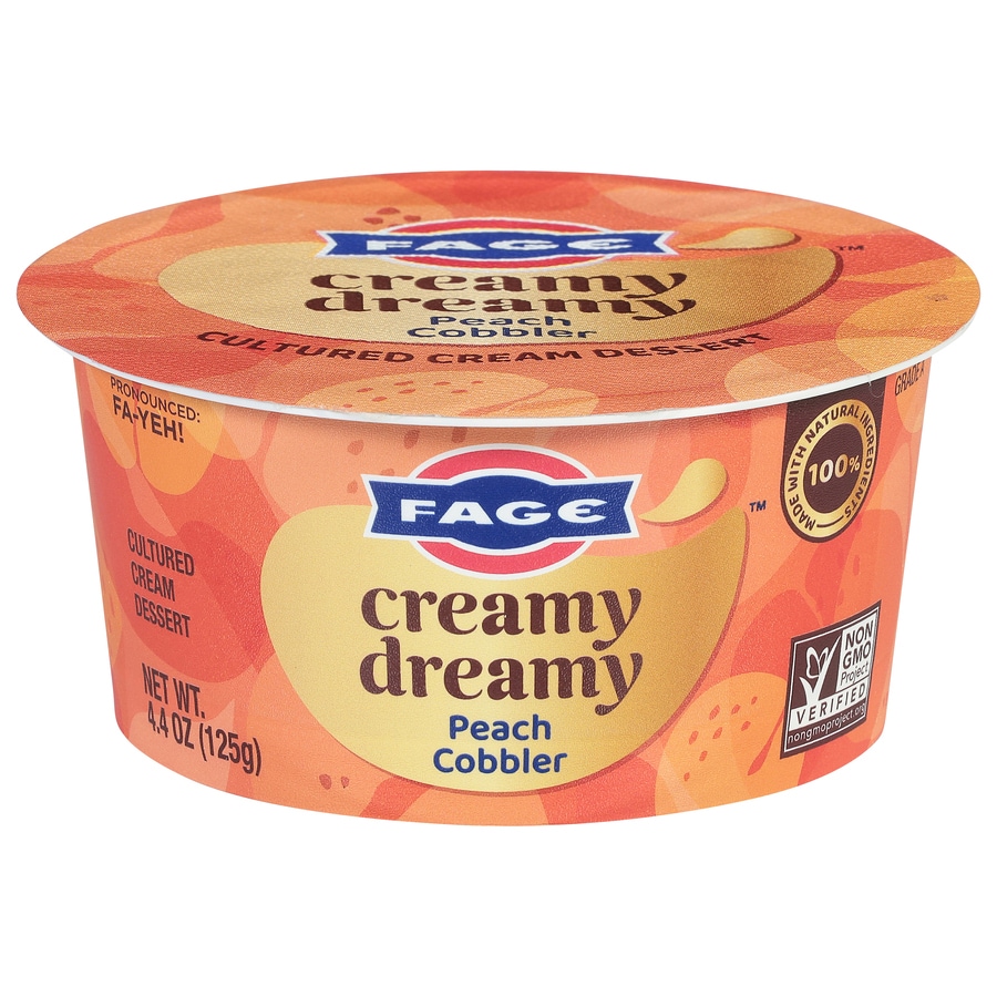 Fage Creamy Dreamy, Peach Cobbler