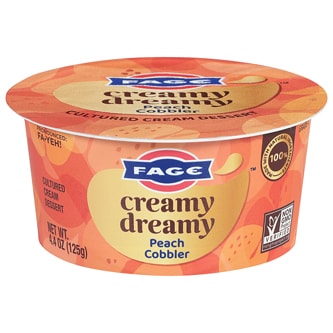 Fage Creamy Dreamy, Peach Cobbler
