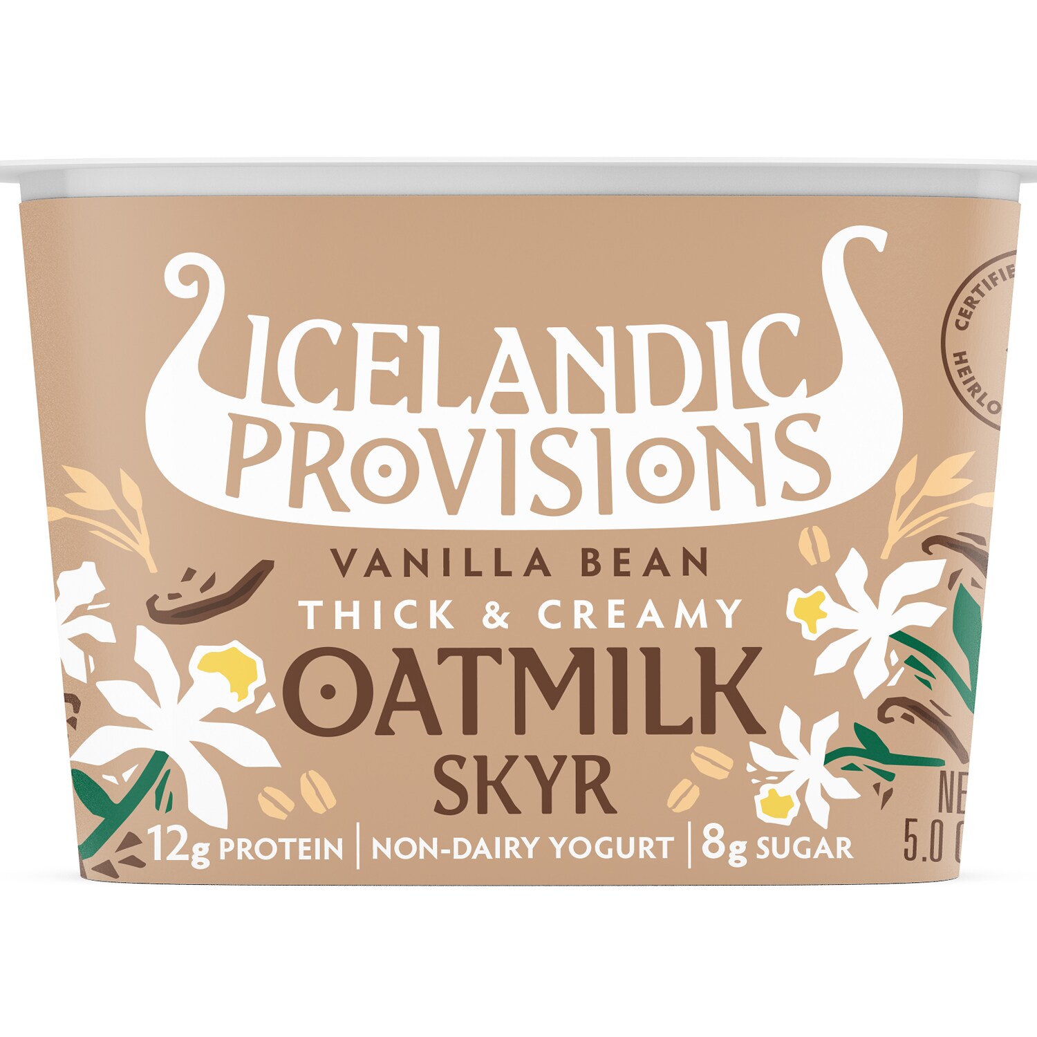 Icelandic Provisions Skyr, Oatmilk Vanilla Bean