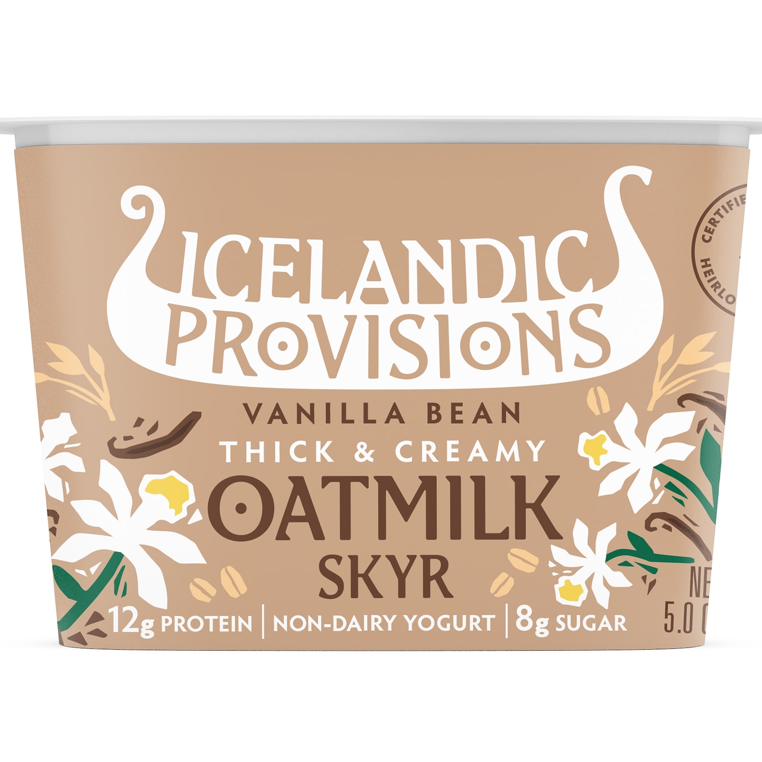 Icelandic Provisions Skyr, Oatmilk Vanilla Bean