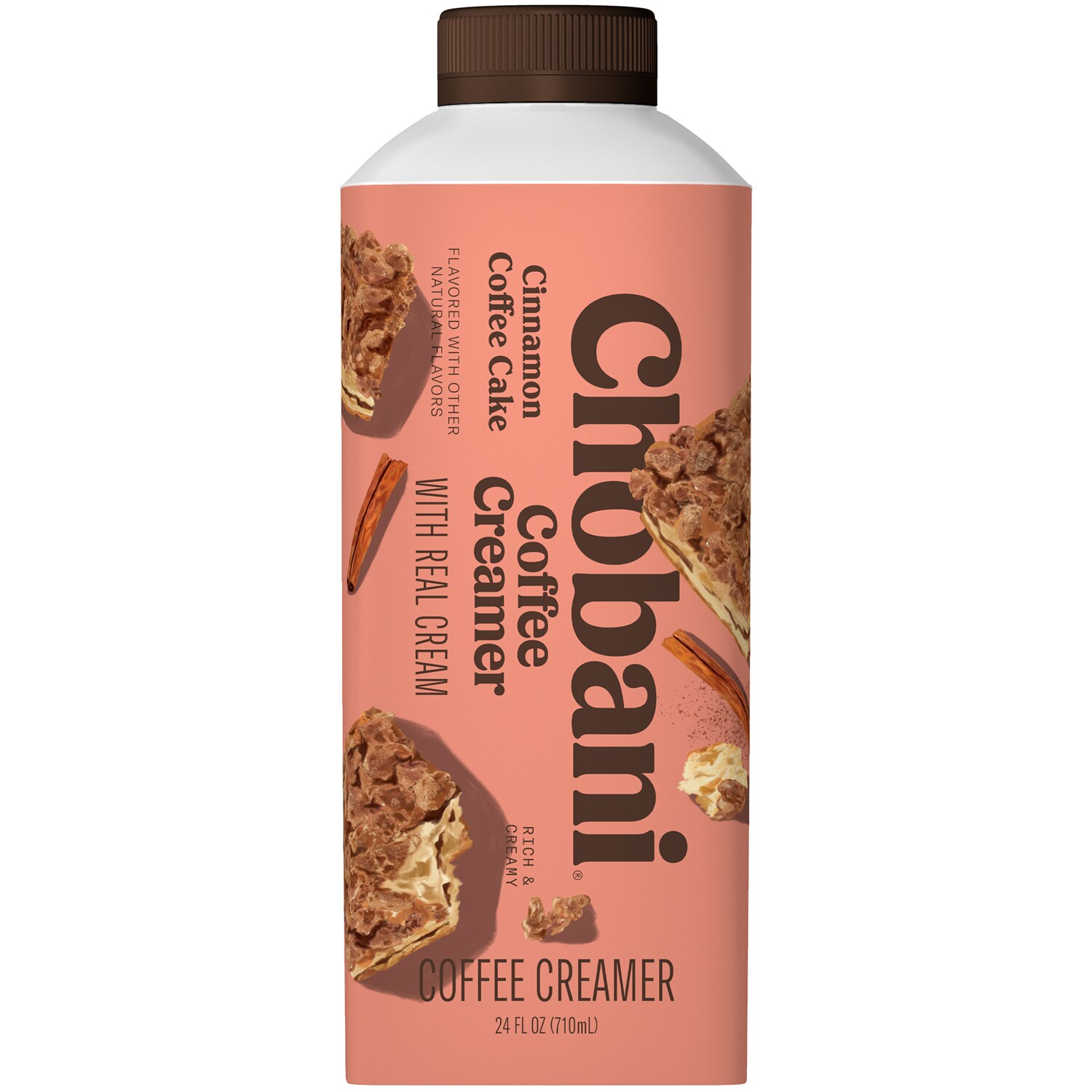 Chobani Coffee Creamer, Cinnamon Coffee Cake