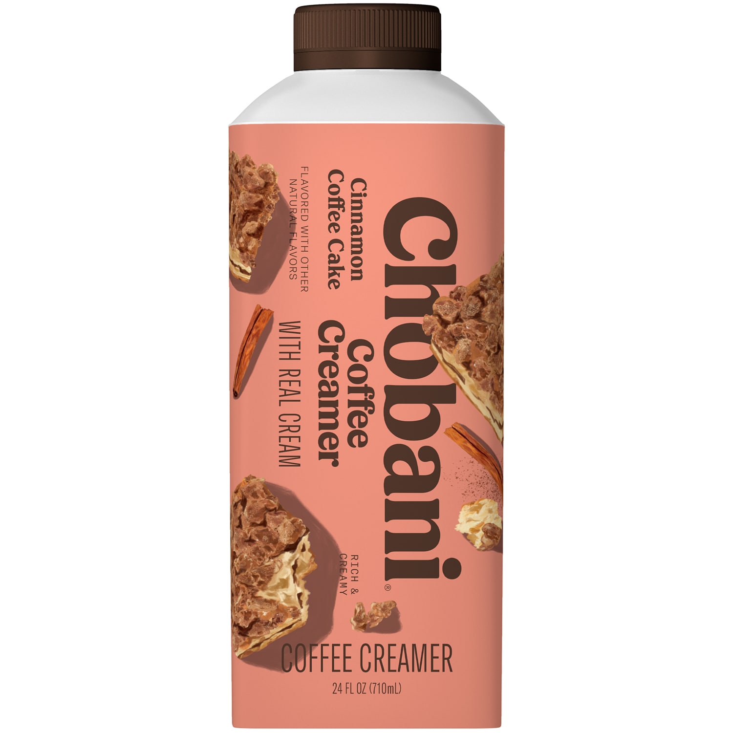 Chobani Coffee Creamer, Cinnamon Coffee Cake