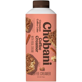 Chobani Coffee Creamer, Cinnamon Coffee Cake