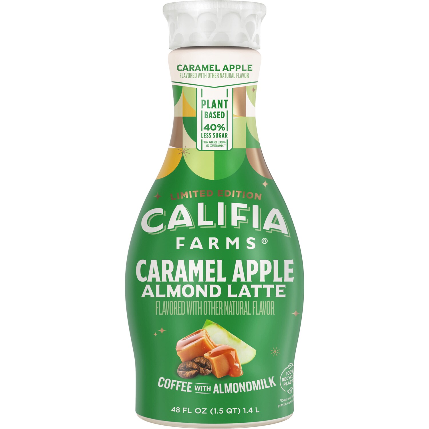 Califia Farms Almond Latte, Caramel Apple, Plastic Bottle