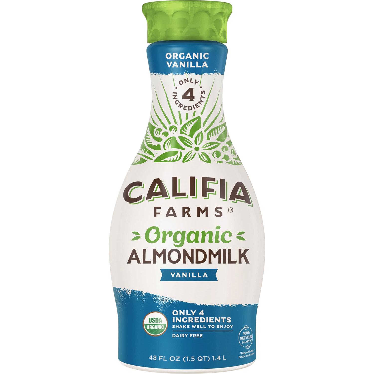 Califia Farms Organic Almondmilk, Vanilla, Plastic Bottle