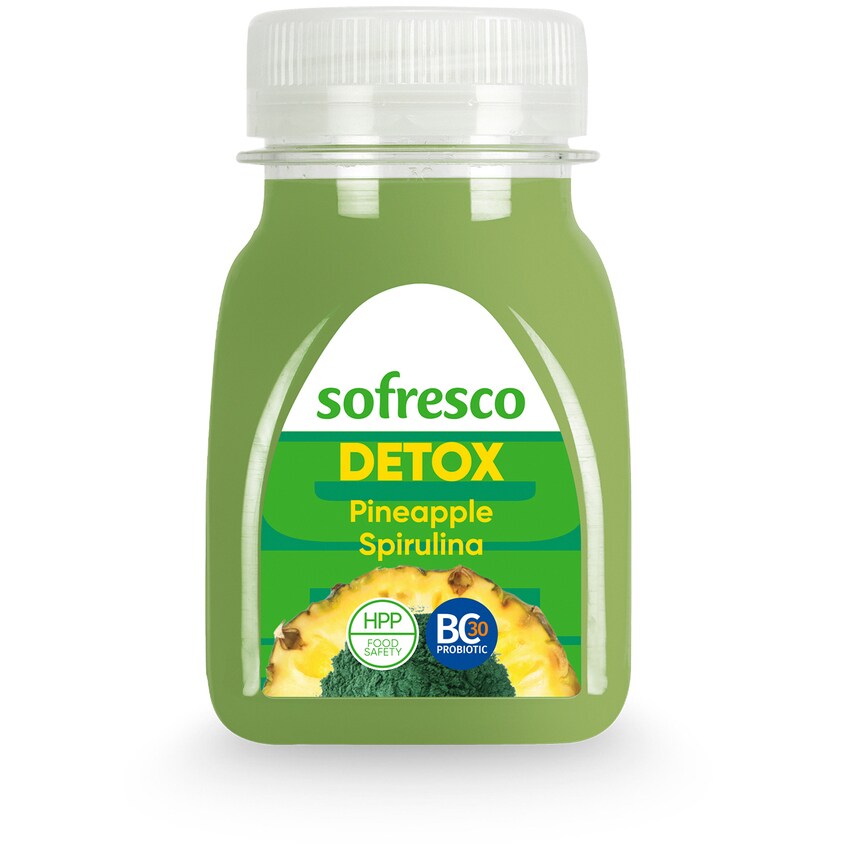 Sofresco Detox Pineapple & Spirulina Shot