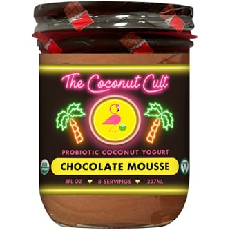 The Coconut Cult Probiotic Coconut Yogurt, Chocolate Mousse