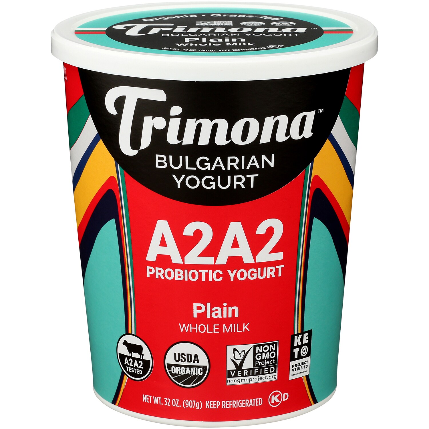 Trimona Bulgarian Yogurt A2A2 Probiotic Whole Milk, Plain