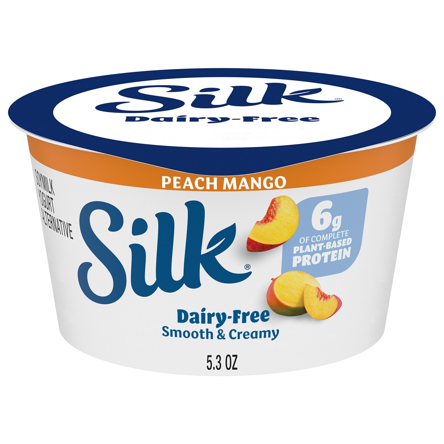 Silk Soymilk Yogurt Alternative, Peach Mango