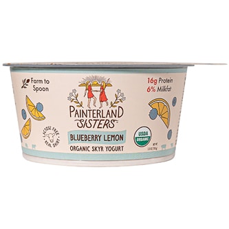 Painterland Sisters Skyr Yogurt Icelandic Style, Blueberry Lemon