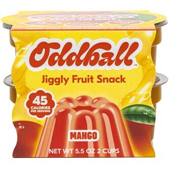 Oddball Jiggly Fruit Snack, Mango