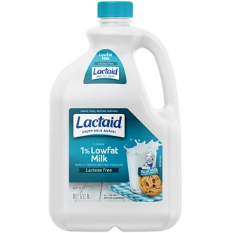 Lactaid 1% Low Fat Milk, Plastic Bottle