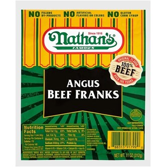 Nathan's Famous Angus Beef Franks