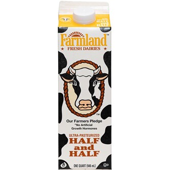 Farmland Ultra-Pasteurized Half and Half, Carton