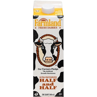 Farmland Ultra-Pasteurized Half and Half, Carton