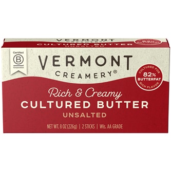 Vermont Creamery Cultured Butter, Unsalted 